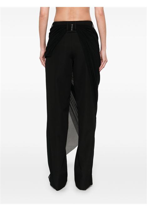 pantaloni tailored mesh sharong donna nero JEAN PAUL GAULTIER | 25/34-F-PA189-C08400